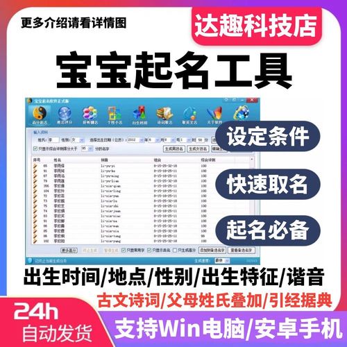 你妈给你起名字时，有没有用到这10款起名神器？